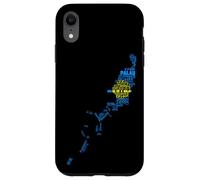 Carte du Drapeau des Palaos dans Les Langues du Monde Coque pour iPhone XR
