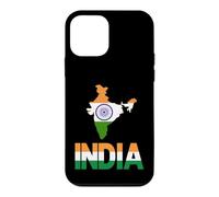 Carte du Drapeau Indien Tricolore Ashoka Chakra Indien Coque pour iPhone 12 Mini