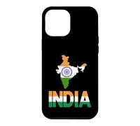 Carte du Drapeau Indien Tricolore Ashoka Chakra Indien Coque pour iPhone 12 Pro Max