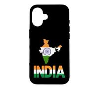 Carte du Drapeau Indien Tricolore Ashoka Chakra Indien Coque pour iPhone 16