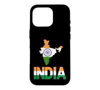 Carte du Drapeau Indien Tricolore Ashoka Chakra Indien Coque pour iPhone 16 Pro