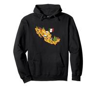 Carte du Drapeau Mexicain Viva - Cadeau de Voyage - Cinco de Mayo Sweat à Capuche
