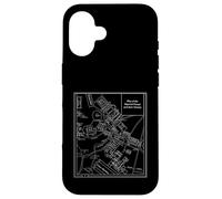 Carte du Forum impérial Romain Vactaion Coque pour iPhone 16
