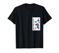 Carte du Fuseau horaire Mondial T-Shirt Graphique avec Valeur