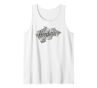 Carte du Honduras pour Les Amateurs de Voyages, Vacances en Amérique Centrale Débardeur