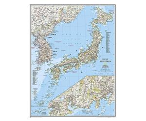 Carte du Japon et de la Corée 2011