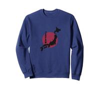 Carte du Japon Pays du Soleil Levant Sweatshirt
