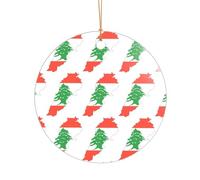 Carte du Liban avec imprimé carte de mariage, décoration de Noël Mr & Mrs, un cadeau souvenir de mariage unique