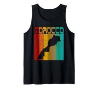 Carte du Maroc, I Love Morocco Map Morocco Moroccan Pride Débardeur