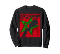 Carte du Maroc, I Love Morocco Map Morocco Moroccan Pride Sweatshirt