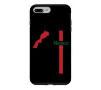 Carte du Maroc - T-Shirt de Voyage Patrimoine marocain Coque pour iPhone 7 Plus/8 Plus