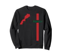 Carte du Maroc - T-Shirt de Voyage Patrimoine marocain Sweatshirt