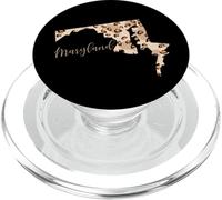 Carte du Maryland Motif léopard Lion État du Maryland PopSockets PopGrip pour MagSafe