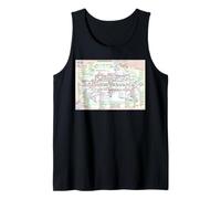Carte du métro de Munich - Allemagne - T-Shirt Débardeur