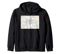 Carte du métro de Munich - Allemagne - T-Shirt Sweat à Capuche