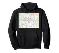 Carte du métro de Munich - Allemagne - T-Shirt Sweat à Capuche