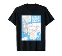 Carte du métro de New York - Unisexe T-Shirt