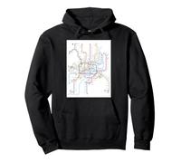 Carte du métro de Shanghai - Chine - T-Shirt Sweat à Capuche