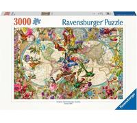 Carte du monde avec papillons Ravensburger 17117