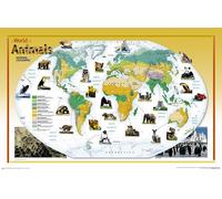 Carte du monde des animaux 2004