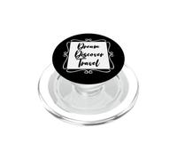 Carte du Monde Dream Discover Travel Adventure Wanderlust PopSockets PopGrip pour MagSafe