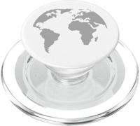 Carte du Monde imprimée, Hommes, Femmes, garçons, Enfants, Voyages PopSockets PopGrip pour MagSafe