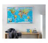 Carte du monde, laminé, (l)1.370 x (H)970 mm