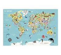 Carte du Monde Magnétique en bois Ingela P. Arrhenius Vilac
