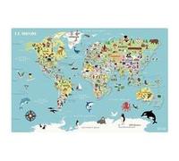 Carte du Monde magnétique Ingela P.Arrhenius Multicolore Vilac Multicolore Taille unique