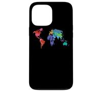 Carte du Monde Pays Drapeau Atlas Coque pour iPhone 13 Pro Max