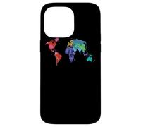 Carte du Monde Pays Drapeau Atlas Coque pour iPhone 14 Pro Max