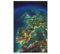 Carte du Monde Puzzles Adulte - Puzzle en Bois 1000 Pièces - Challenge - Adultes Et Enfants Dès 12 Ans 78×53cm