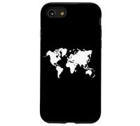 Carte du Monde Simple Motif pour Les Voyageurs du Monde Coque pour iPhone SE (2020) / 7/8