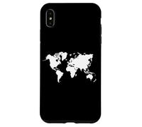 Carte du Monde Simple Motif pour Les Voyageurs du Monde Coque pour iPhone XS Max