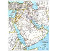 Carte du Moyen-Orient de 1991