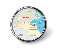 Carte du Myanmar - Badge à épingler - Décoration pour vêtements, sacs à dos et chapeaux