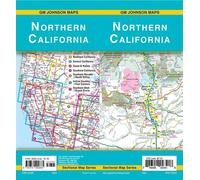 Carte du nord de la Californie | GM Johnson