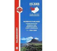 Carte du nord-ouest de l'Islande | Mal og menning