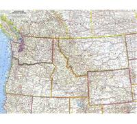 Carte du nord-ouest des États-Unis de 1960