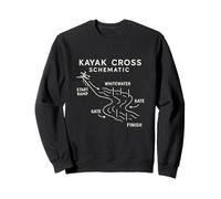 Carte du Parcours schématique de Kayak Cross Sweatshirt