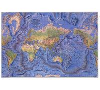 Carte du plancher océanique mondial 1981