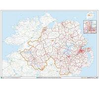 Carte du secteur à code postal - (S14) - Irlande du Nord - Papier mural