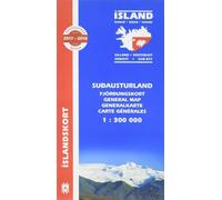 Carte du sud-est de l'Islande | Mal og menning