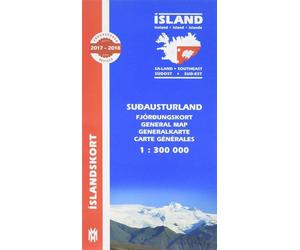 Carte du sud-est de l'Islande | Mal og menning