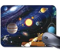 Carte du système solaire Tapis de souris. Les planètes astronomie Mouse Pad