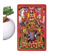 Carte du Tai Sui 2026 Format de Poche Portable | Carte de Bénédiction Tai Sui pour le Nouvel An Chinois Pour Femmes Hommes Jeunes Adolescents Sportifs Cyclistes Golfeurs
