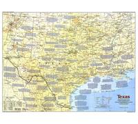 Carte du Texas 1986