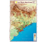 Carte en relief - Alpes-Maritimes - 31 X 21 cm | Relief Editions