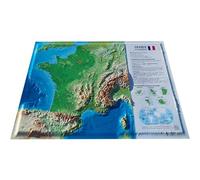 Carte en relief de la france physique - 3DMAP - 3dmap - Atlas / carte