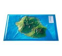 Carte en relief de la reunion 3DMAP (Auteur)